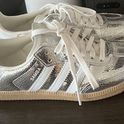 Adidas Samba OG - Silver - 7.5