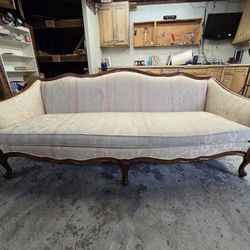 Antique Sofa And Love Seat French 