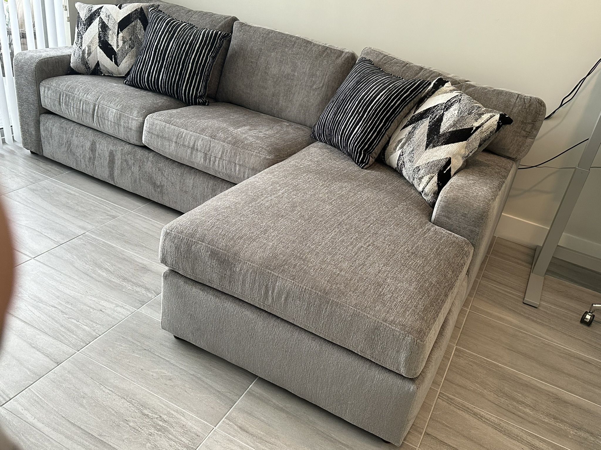 Sectional Gray Couch