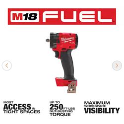 M18 FUEL GEN-3 18V Lithium-Ion Brushless Cordless 3/8 in. Compact Impact Wrench with Friction Ring (Tool-Only) 33