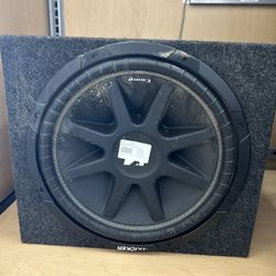 Single Kicker Speaker 15 Inch