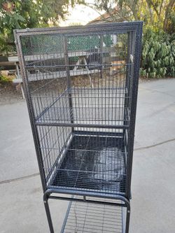 Bird cage with stand  cage 31hx17x24 stand 55x17x24