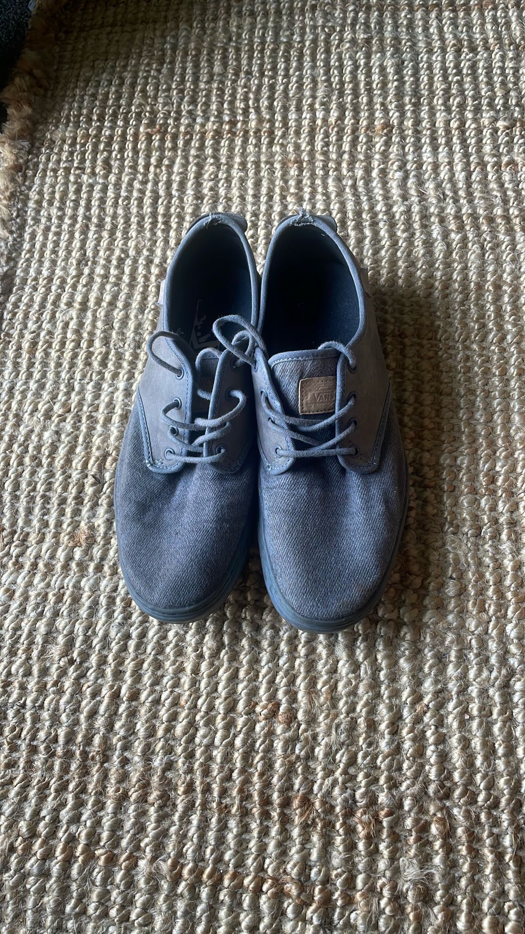Mens 10.5 Gray Vans Sneakers