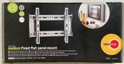 Medium Fixed Flat Panel Mount Fits Lost 23” 37”