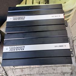 Sundown Amps Corean Made Perfectas Condiciones. Set Para bass Y Voses Jalando Al 💯 Se Vende Completo El Set 
