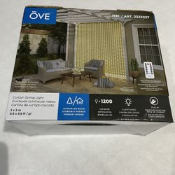 Beautiful Outdoor Curtain Lights With Remote
