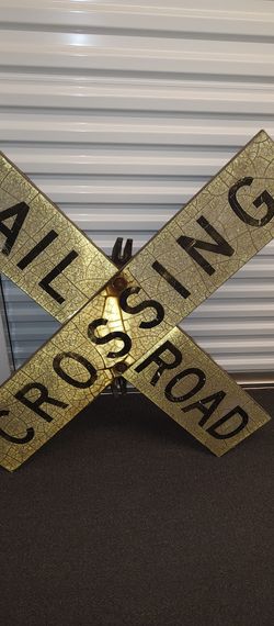 Railroadiana Vintage Crossbucks