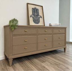 Professional Restored Dresser By Bassett 
 60”L x 18”W x 30.5”H