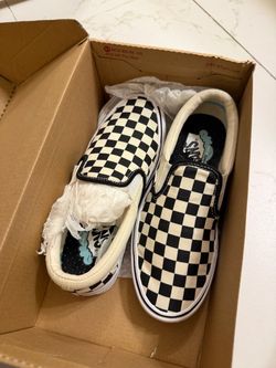 Vans Checkerboard Slip-On Sneakers