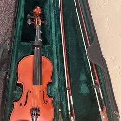 🎻 Student Violin with Case + 1 Brand New Bow 🎻