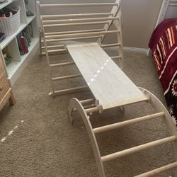 Montessori Wooden Climbing Gym/Pikler