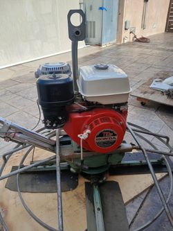 Concrete finish machine