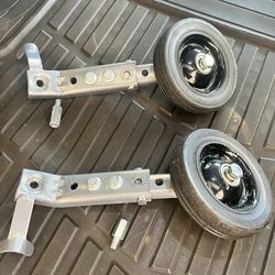 Heavy Duty adjustable training wheels for bicycles 20”-26” adults & kids