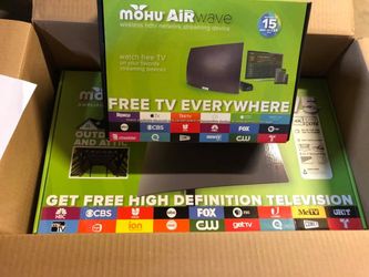 Mohu AirWave HDTV Streaming Device, Premium Edition, Free TV, OTA Antenna, Programming Guide, Mohu TV app, MH-110088 (70 Mile)