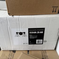 Black Gold Vanity Light 