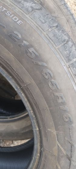 Good set of tires 215-65-16"
