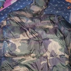 Coach Puffy Camo Jacket 