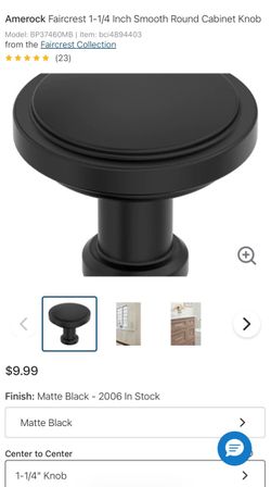 Amerock cabinet knob