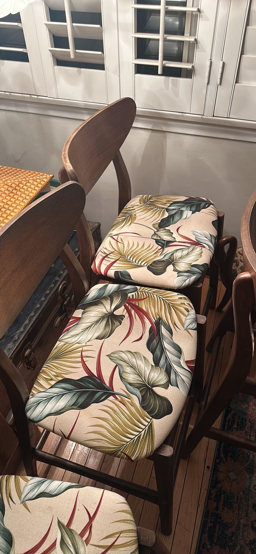 Vintage Style Hawaiian Stools