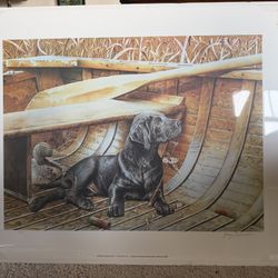 Jerry Gadamus “Kindergartner” Signed Limited Edition Black Lab Print #19/600