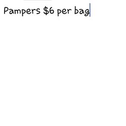 $6 per bag