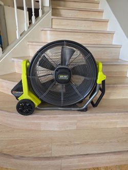 Ryobi 40V HP Brushless Cordless Hybrid 18 in. WHISPER SERIES Misting Air Cannon (Tool Only