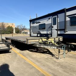 20 Foot Flatbed Deckover PJ Trailer 