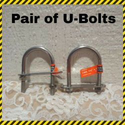 TWO NEW U-BOLTS
