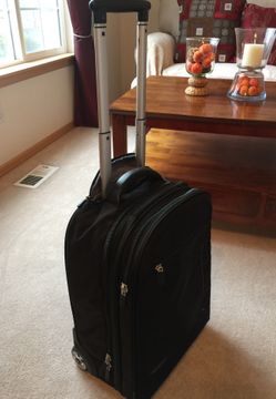 Rolling laptop luggage