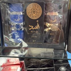 Latafa Asad 2 Pc Set Zanzibar And Asad Duo Two Full Size Bottle $50