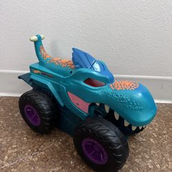 Hot Wheels Monster Trucks Car Chompin' Mega Wrex Vehicle, for Ages