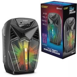 Coby Rechargeable Portable Party Speaker Bluetooth