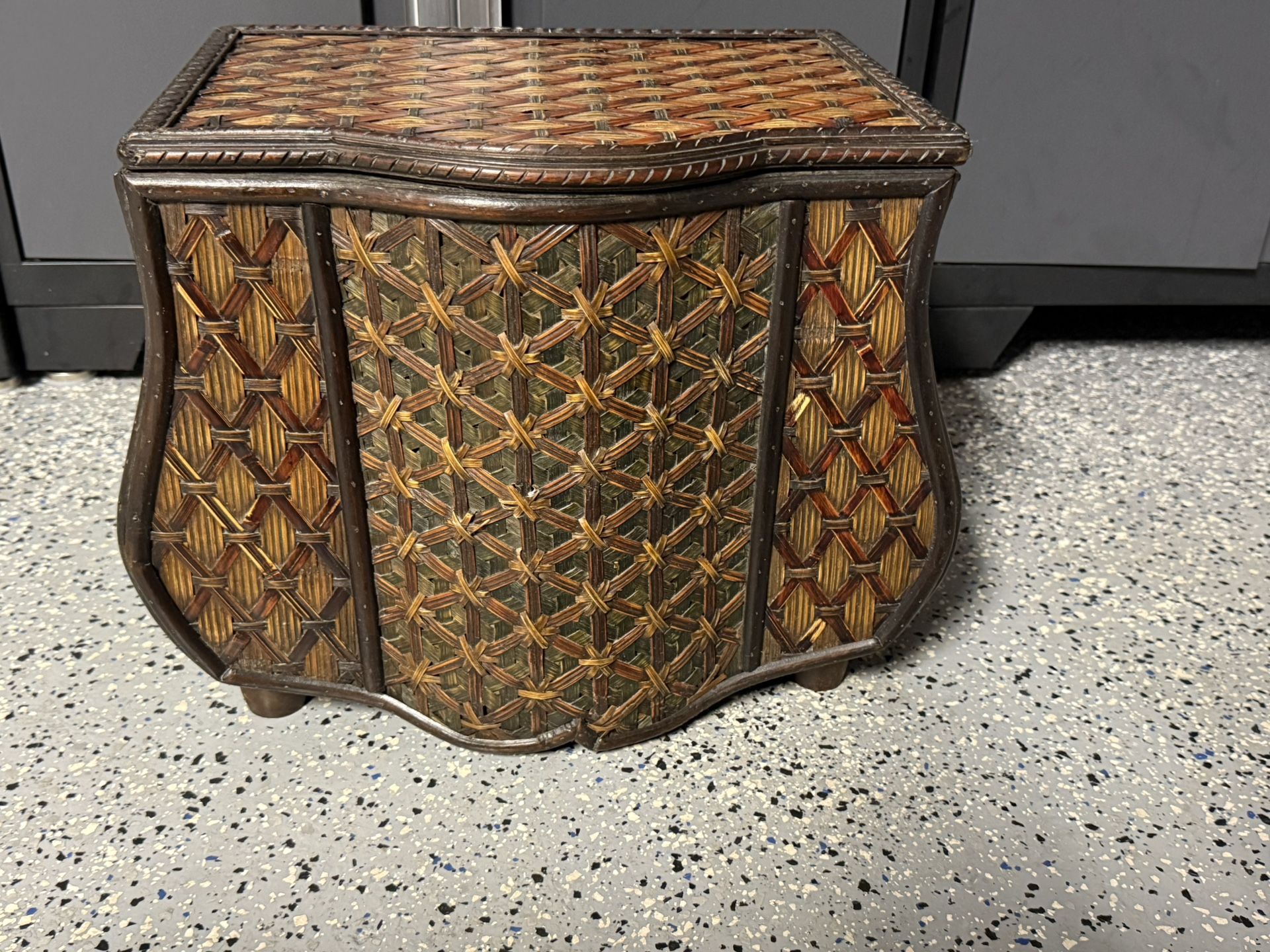 Woven Trunk, 15”Wide, 10“ Deep , and 17 “ Tall
