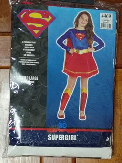 DC Supergirl Child Large Halloween Costume