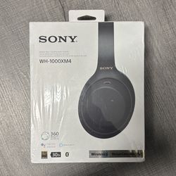 Sony WH1000XM4 Wireless Noise-Cancelling Over-the-Ear Headphones - Black