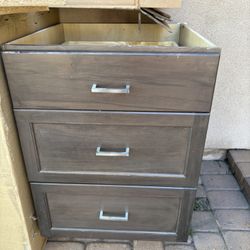 Hampton bay Java Cabinets Used