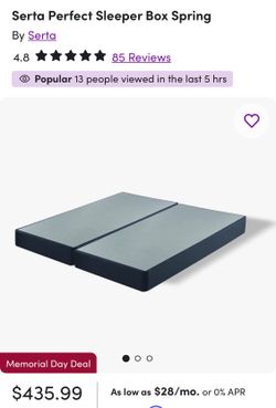2 twin box spring in plastic