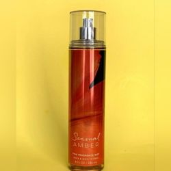 Bath and Body Works Sensual Amber Fine Fragrance Mist,  8 fl.oz.