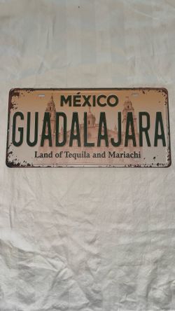 Guadalajara License Plate