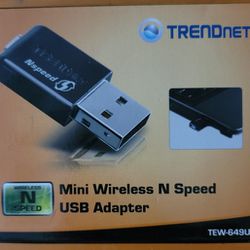 TrendNet Wireless N Speed USB Adapter 