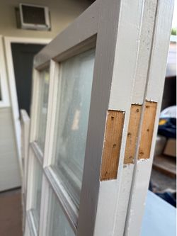 Solid wooden window