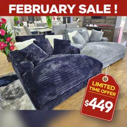 Black Jumbo Corduroy Chaise Lounge
W/2 Cup Holders & USB Ports 58" x 67" x 35" H 