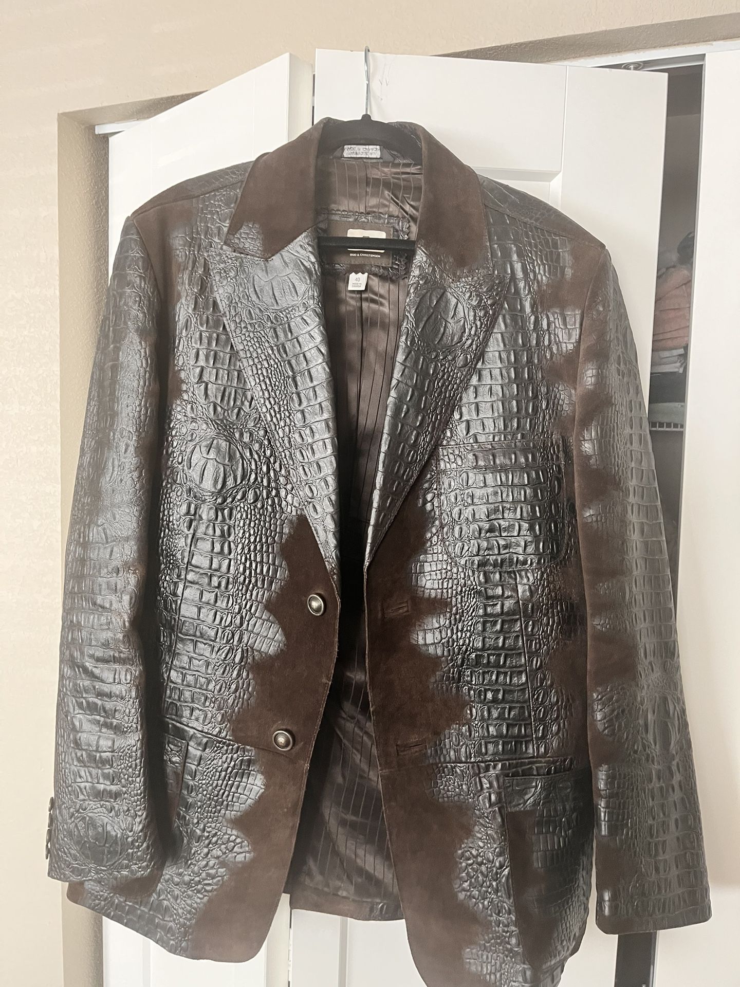 Crocodile Skin Coat