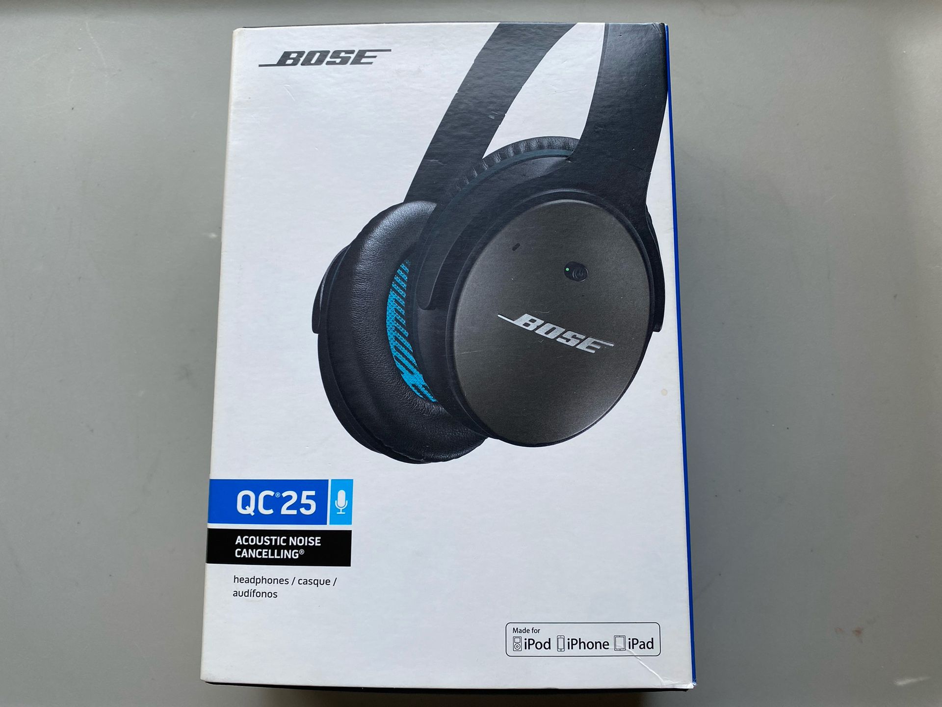 Bose Quietcomfort 25 Wired Noise Canceling Headphones