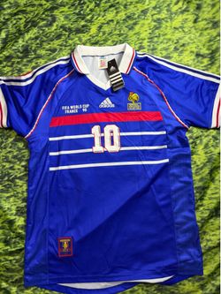 France 98 World Cup Zidane #10 Jersey