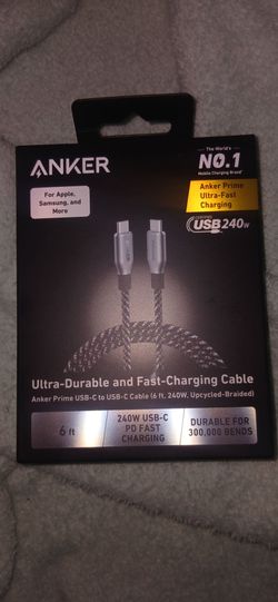 Anker Prime USB-C to USB-C Cable 240W 6ft