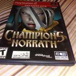 PS2 Champions Of North Greatest Hits 