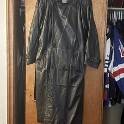 Full length leather Coats 