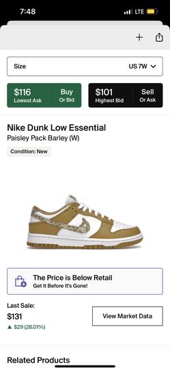 Nike Dunk Paisley