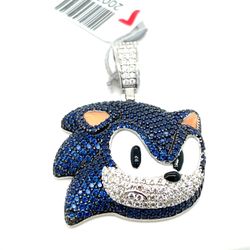 925 Sterling Silver CZ Sonic Pendant 9.10g 200755/24